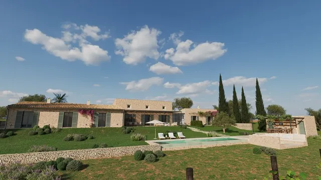 Countryside plot with finca project for sale in Montuïri, Central Mallorca — photo 2