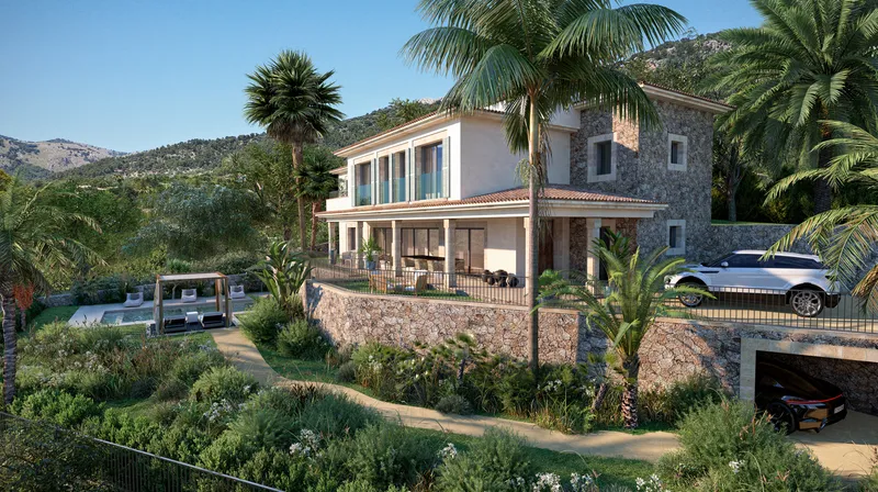 Beautiful plot for sale in Es Capdella with basic project for 2 finca-style villas — photo 3