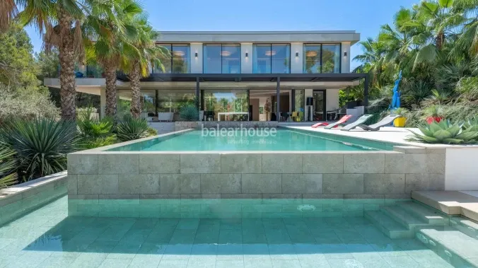 Stunning Moderna villa with swimming pools, garden and splendid terraces in Nova Santa Ponsa — photo 3