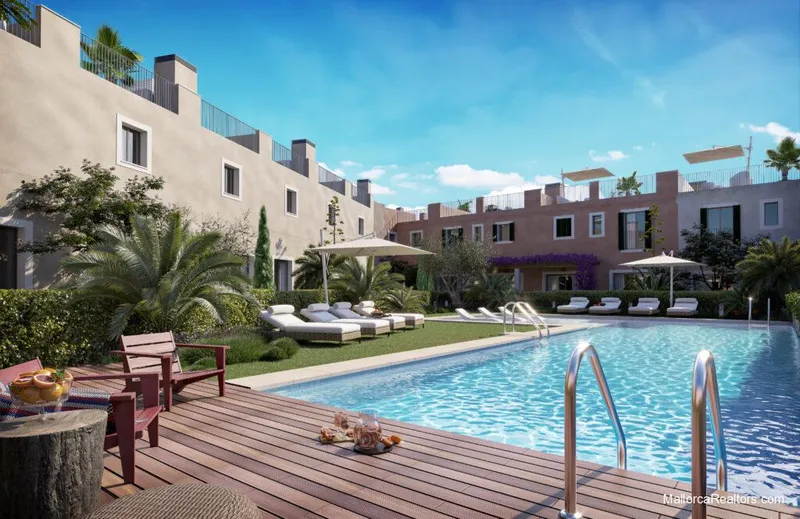 2 Bedrooms Mallorcan Style Apartments Near the Sea in Ses Salines with Communal Gardens and Swimming Pool — photo 6