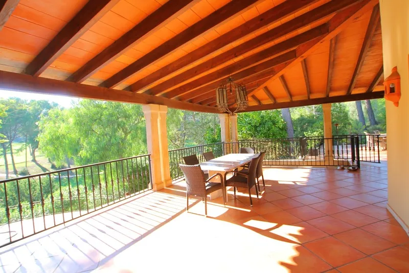 Mediterranean villa on large plot with pool and golf views in top location in Son Vida — photo 7