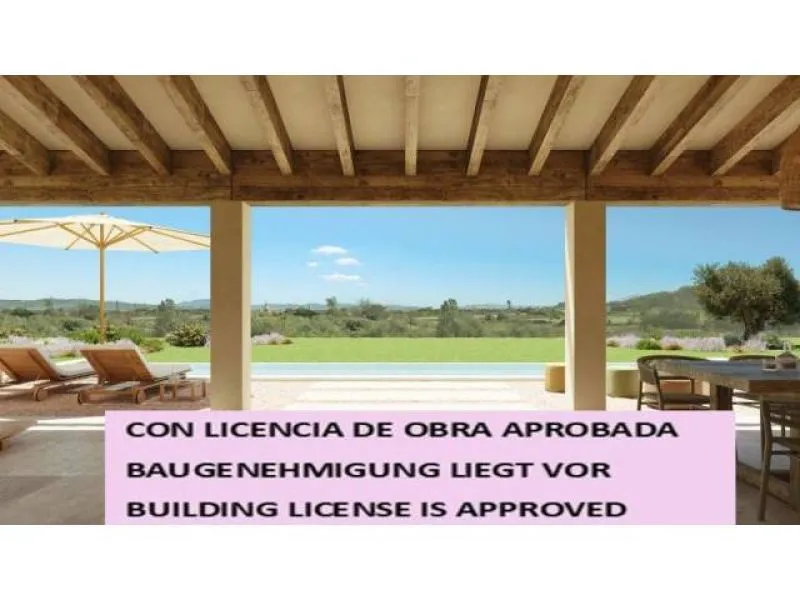 Sant Joan / Petra: Rural plot with building permit for a finca for sale — photo 1