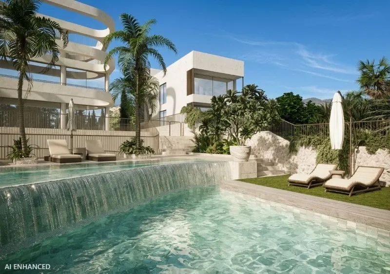Spectacular ground floor with private garden, parking, communal pool and gym — photo 1