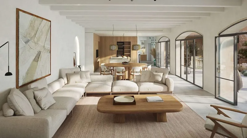 S’Herba Blanca – Townhouse in Ses Salines with pool, roof terrace and 4 bedrooms — photo 12