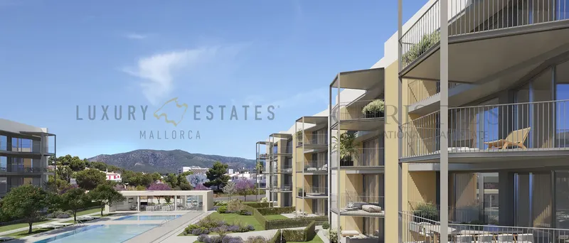 New build apartment in Palmanova with terrace in exclusive residential complex near the beach — photo 8