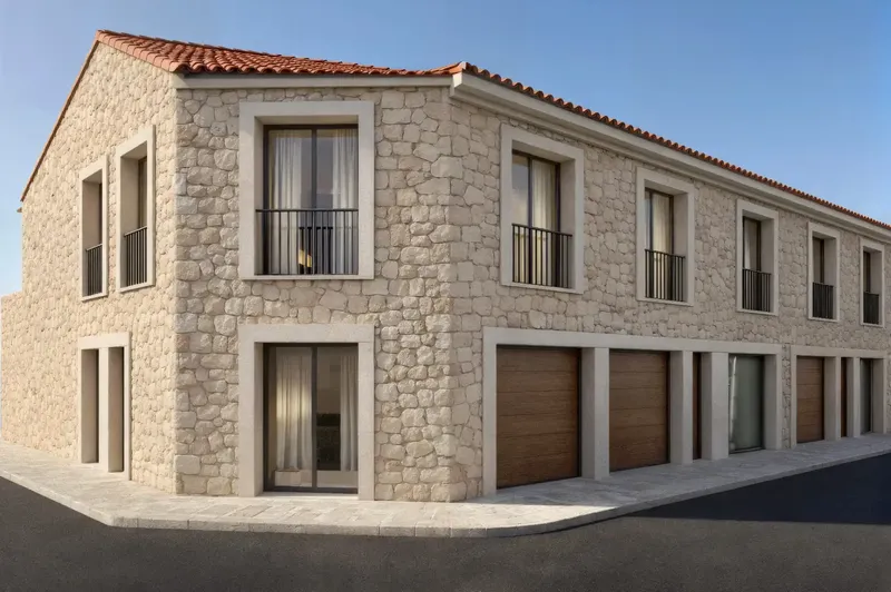 We present an exclusive development of three townhouses in Pòrtol, with private pool, located in one of the quietest and most sought-after areas — photo 2