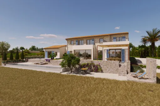 San Lorenzo, beautiful plot near Sant Llorenç with sea views and an approved building permit. Construction can start immediately. — photo 3