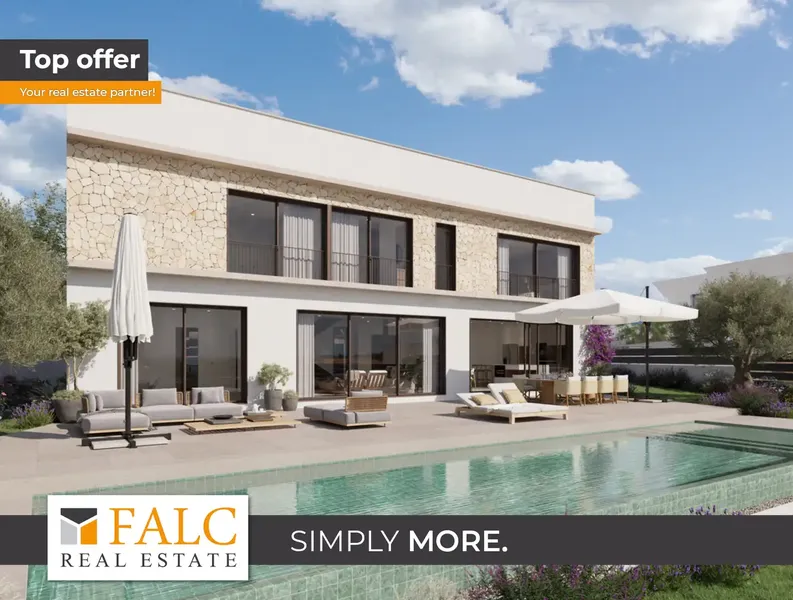 This wonderful newly built chalet in Ses Vinyes de Son Verí (Sant Marçal, Marratxi) is located on a beautiful plot of approx. — photo 1