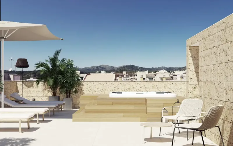 This exclusive penthouse is being built in the center of Artà and combines modern living with high-quality furniture and spectacular views — photo 2