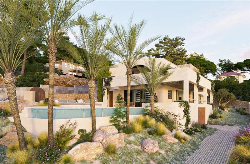 Approx. 1,296 m² of urban building land in the exclusive Santa Ponsa area — photo 1