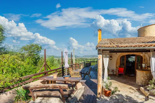 Búger: Rustic country house in Búger with wonderful outdoor area and fantastic views — photo 1
