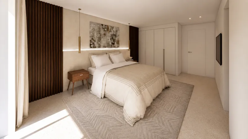 Luxurious penthouse with a rooftop terrace, second from the beach in Nova Santa Ponsa — photo 9