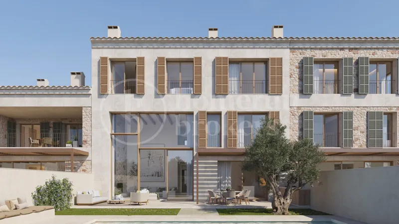 Olivos II - Mediterranean townhouse under construction — photo 1