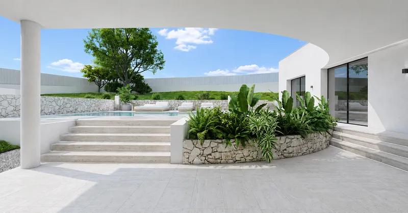 Building Plot with Approved Licence and Contemporary Villa Project in Nova Santa Ponsa — photo 9