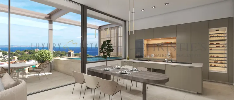 Contemporary new build villa in Genova with panoramic views over the bay of Palma — photo 3