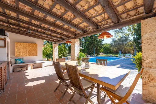 Costitx, charming finca with rental license, pool and large summer kitchen near Costitx — photo 3
