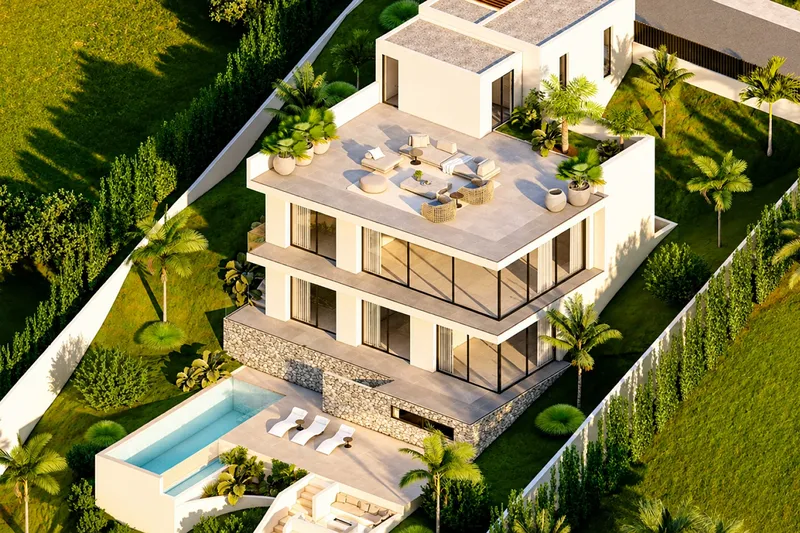 Plot with an Approved Luxury Villa Project and Sea Views in Camp de Mar — photo 8