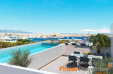 Luxury apartments on Paseo Maritimo with impressive sea and harbor views — photo 1
