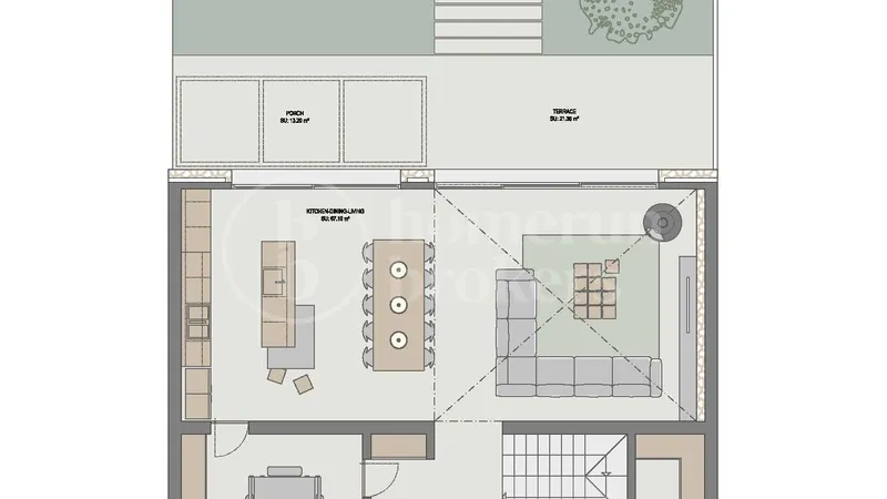Olivos II - Mediterranean townhouse under construction — photo 6