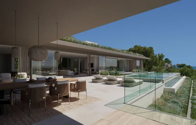 Exclusive villa project with sea views in Camp de Mar — photo 3
