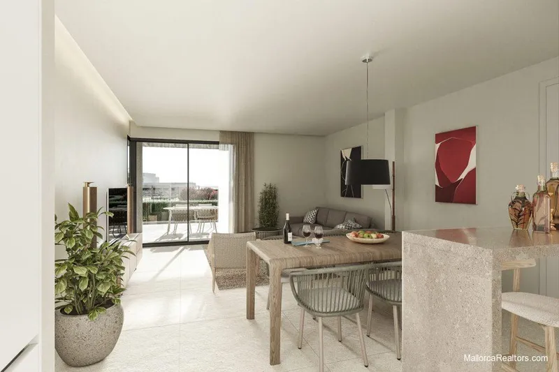 Penthouses and first floors with garden in the exclusive residential area of Es Trenc — photo 4