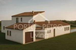 Ref. PRO230 – Spacious plot with project for a modern finca with various building volumes, floor-to-ceiling windows, garage, patio and pool in an idyllic neighborhood with excellent connectivity between Es Carritxo and Felanitx — photo 3