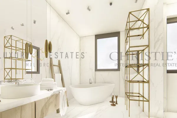 Modern new villa in Cala Vinyas with partial sea views — photo 5
