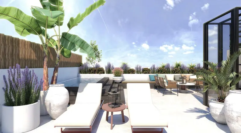 Exclusive duplex penthouse in Son Armadams with pool terrace — photo 1