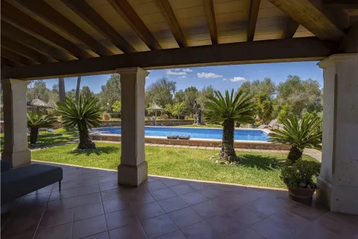 Campos, romantic natural stone finca with pool and holiday rental license between Santanyi and Campos — photo 10