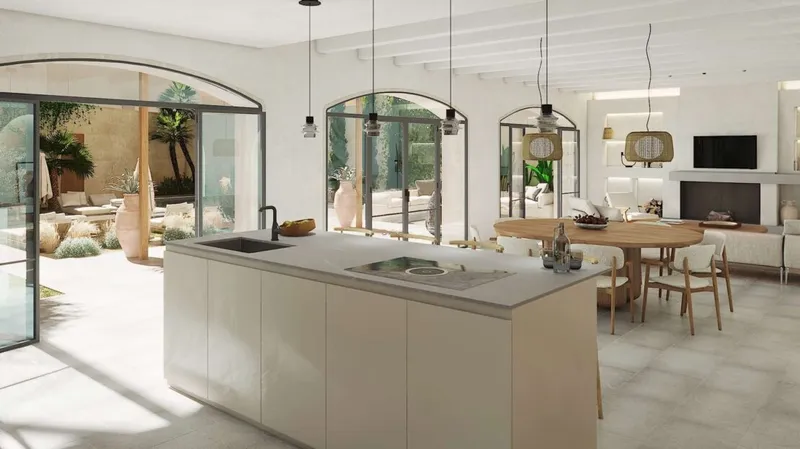 S’Herba Blanca – Townhouse in Ses Salines with pool, roof terrace and 4 bedrooms — photo 8