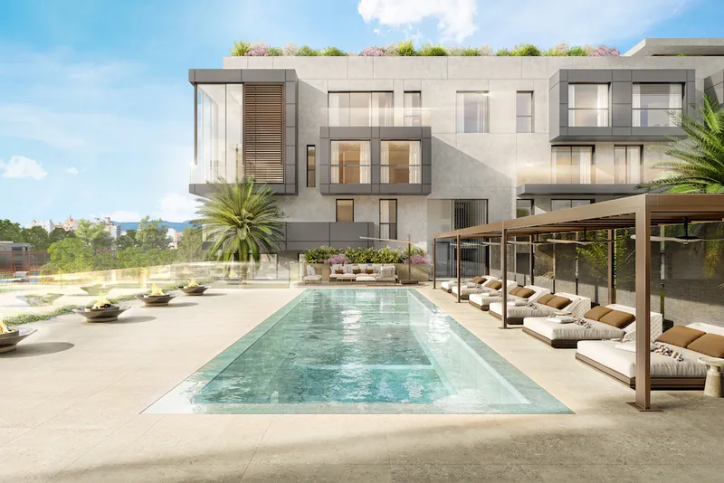 Penthouse in Palma - Large sun terrace with communal pool — photo 1