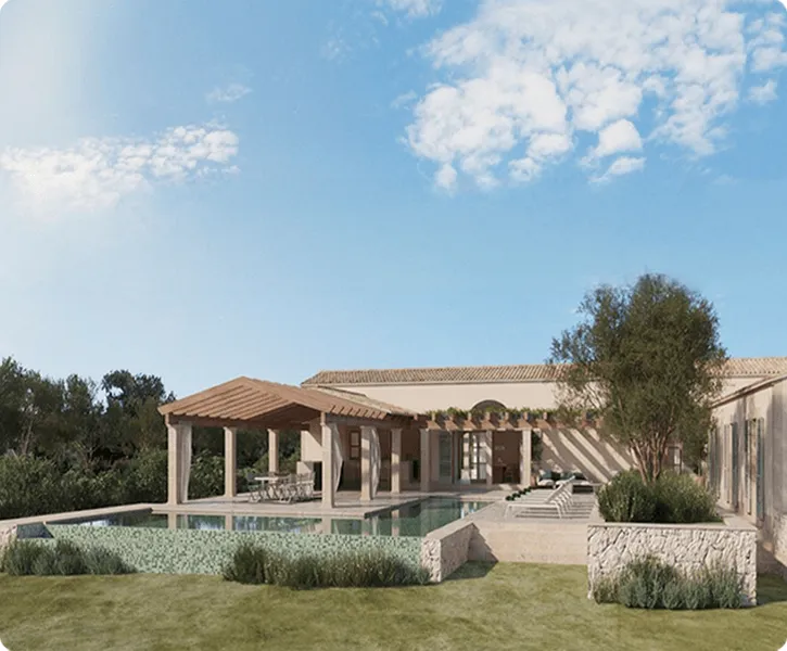 Mallorca 41k m² Estate with Approved Plans in Santanyi: Complete Package — photo 6