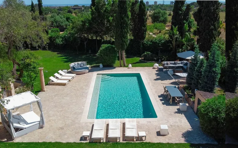 Seasonal rental: Finca with pool and gym just a few kilometers from Palma city to rent — photo 1