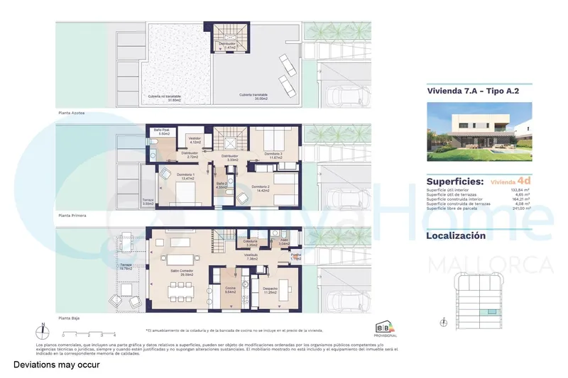 Townhouse with rooftop terrace, garden and private pool in Maioris — photo 10