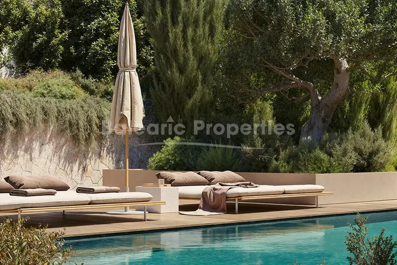 Newly built luxury villa with garden for sale in Cala Vinyes, Southwest Mallorca — photo 3