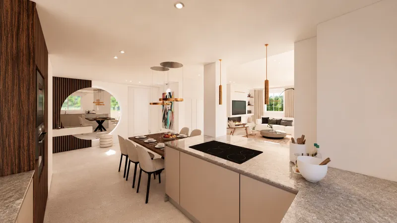 Luxurious penthouse with a rooftop terrace, second from the beach in Nova Santa Ponsa — photo 4