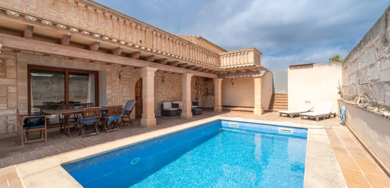 Country house for rent in Ses Salines with pool and sea views — photo 2