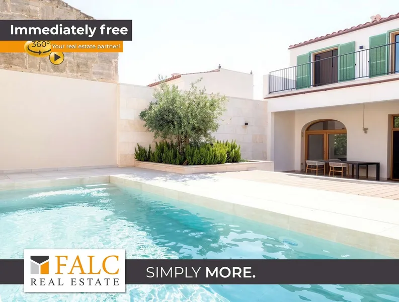 Modern townhouse with pool in prime location in Ses Salines — photo 1