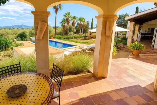 Santa Margalida: Stylish sea-view finca with pool, guest house and privacy in St. Margalida — photo 9