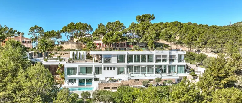 Newly built villa in Costa den Blanes in contemporary design near Puerto Portals with sea view — photo 2