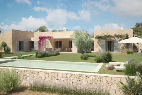 V636 – Coming soon! Sustainable passive house with views of the Serra de Tramuntana near Ariany — photo 1