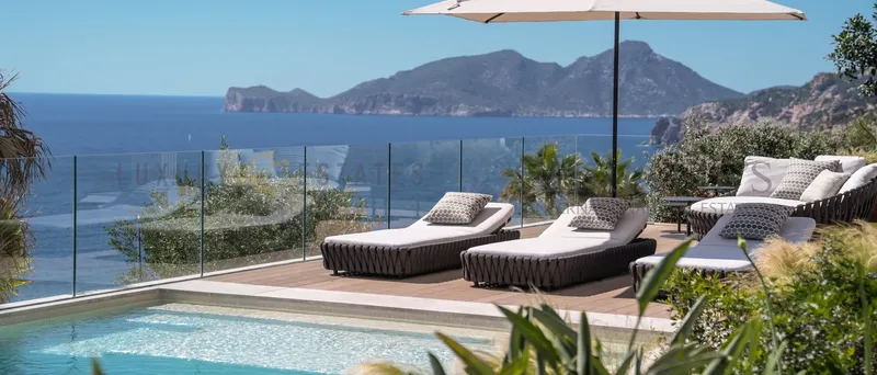 Modern newly built villa in Port Andratx with impressive sea views and large infinity pool — photo 8
