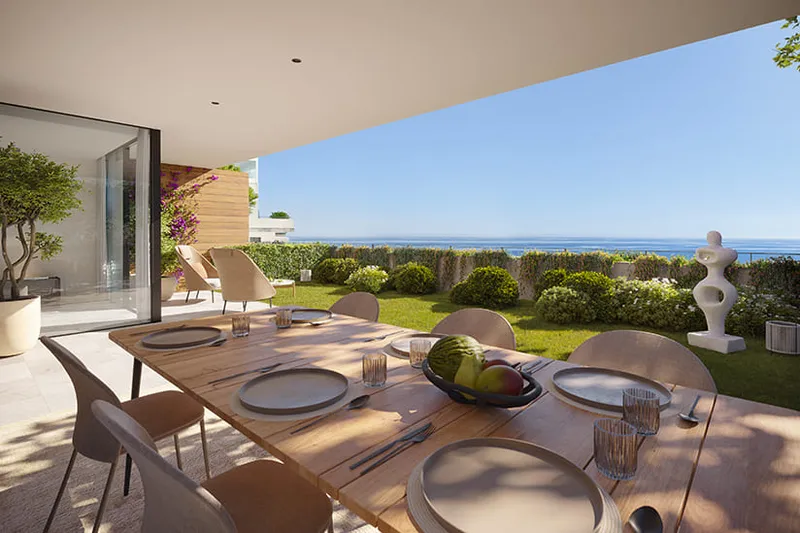 Luxury apartment with panoramic sea views in Cala Mayor Mas — photo 1