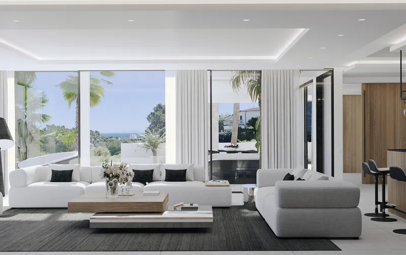 Newly built luxury villa with sea views in Cala Vinyes — photo 7
