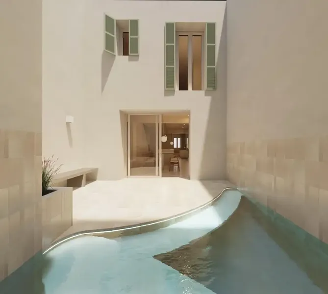 Design house for sale in the heart of Pollensa, a stone's throw from the market square. Great attention has been paid — photo 9