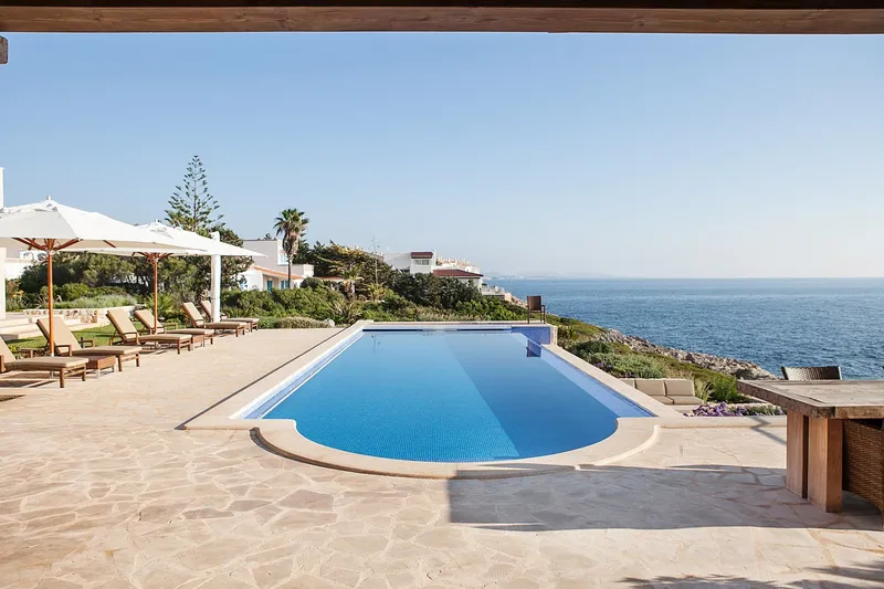 Villa with heated pool for rent, frontline in Cala Murada — photo 3