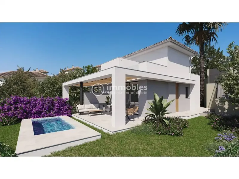 Semi-detached house with terraces in Cala Romantica — photo 1