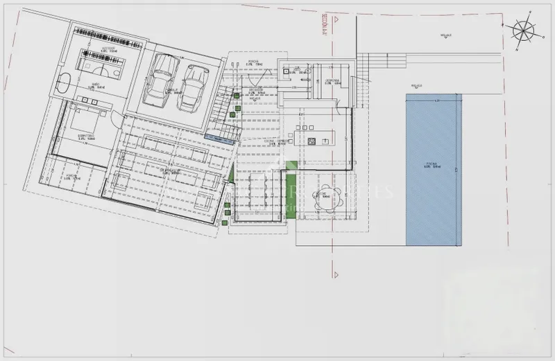 Plot with project to build luxury villa with sea views — photo 1