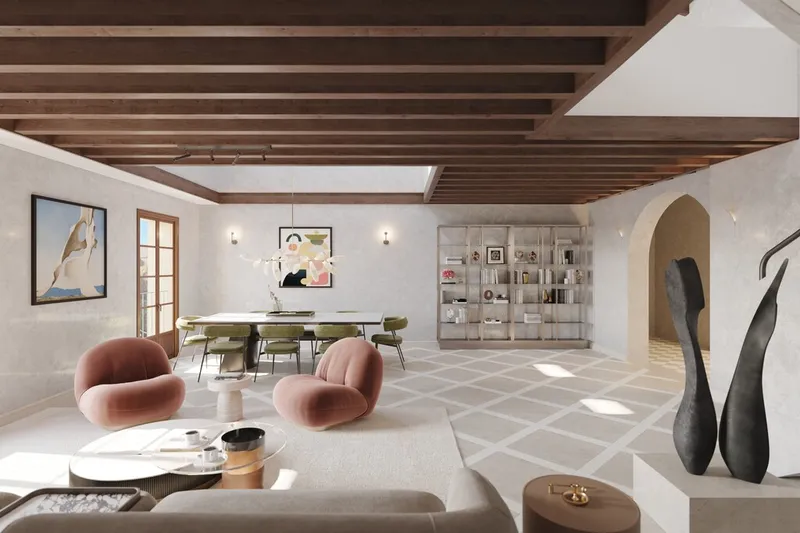 Contemporary style apartment for sale in Palma Casco Antiguo with private terrace and wooden beams — photo 12