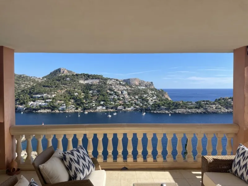 Penthouse with huge rooftop terrace and breathtaking sea and harbor views for rent in Puerto Andratx - Port d'Andratx - 2 Bedrooms, 142.28 m² — photo 4